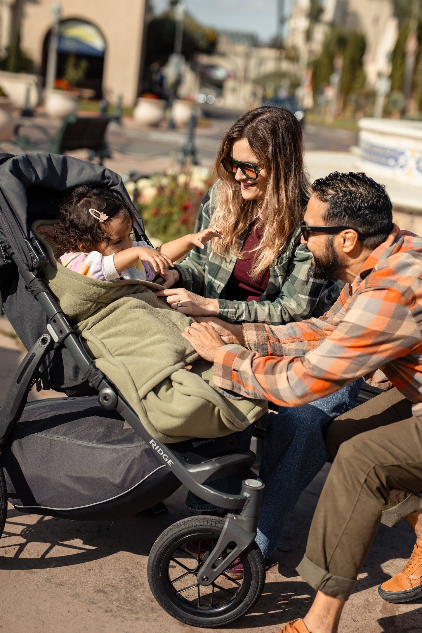 Luxury kids footmuff for stroller
