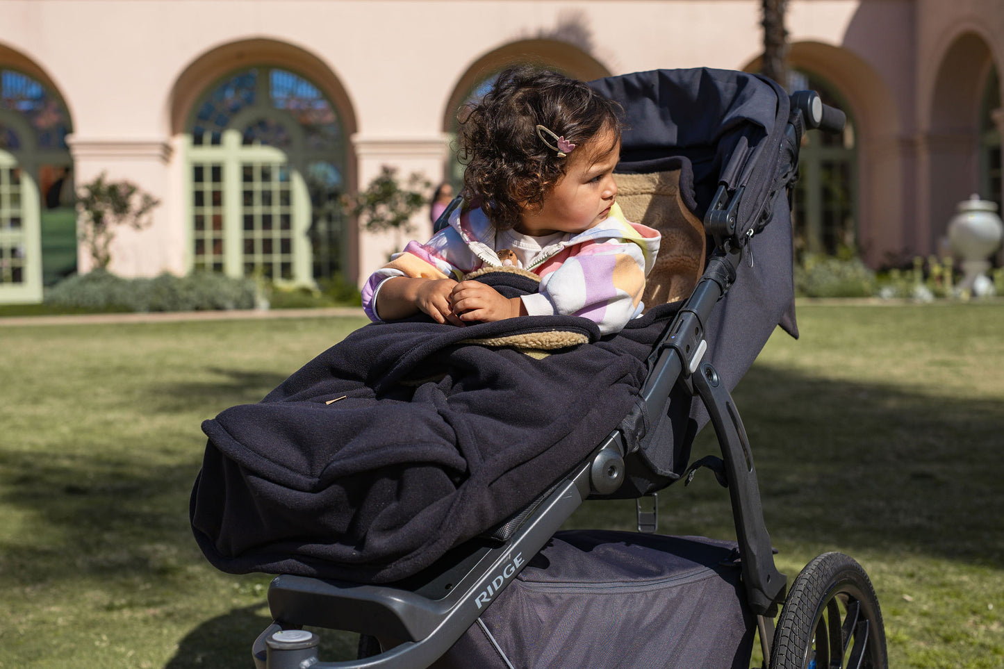 Luxury kids footmuff for stroller